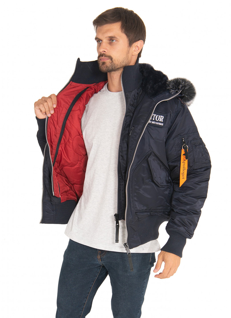 увеличить Apolloget - Бомбер Зимний AVIATOR HD Apolloget Night Sky Orange