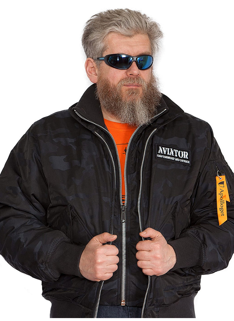 Apolloget - Бомбер AVIATOR Apolloget Gun Grey Gun Metal 